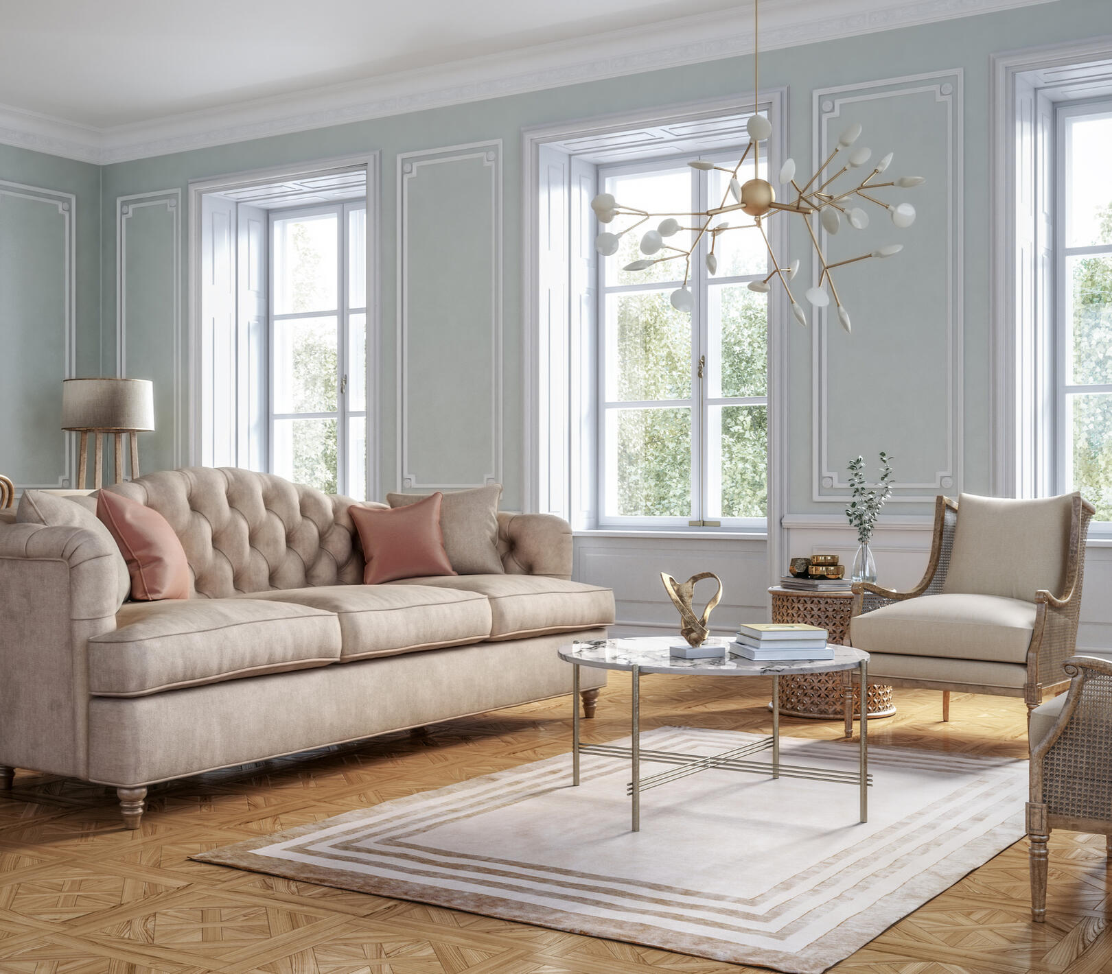 Georgian Home Living Room